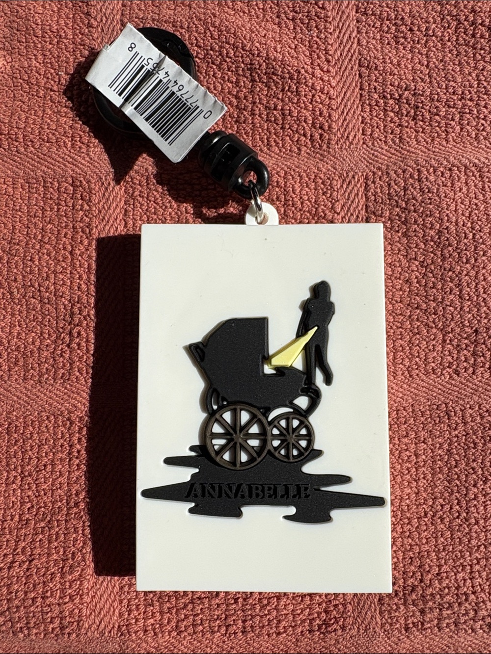 Funko White & Black Annabelle Pram Bag Tag